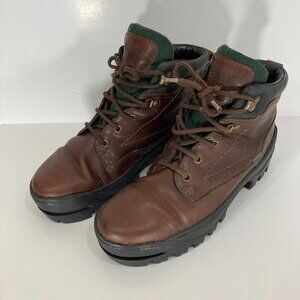 Ecco Track Boots Women's 40 D (US 9-9.5) Goretex Vibram Brown Leather Outdoor